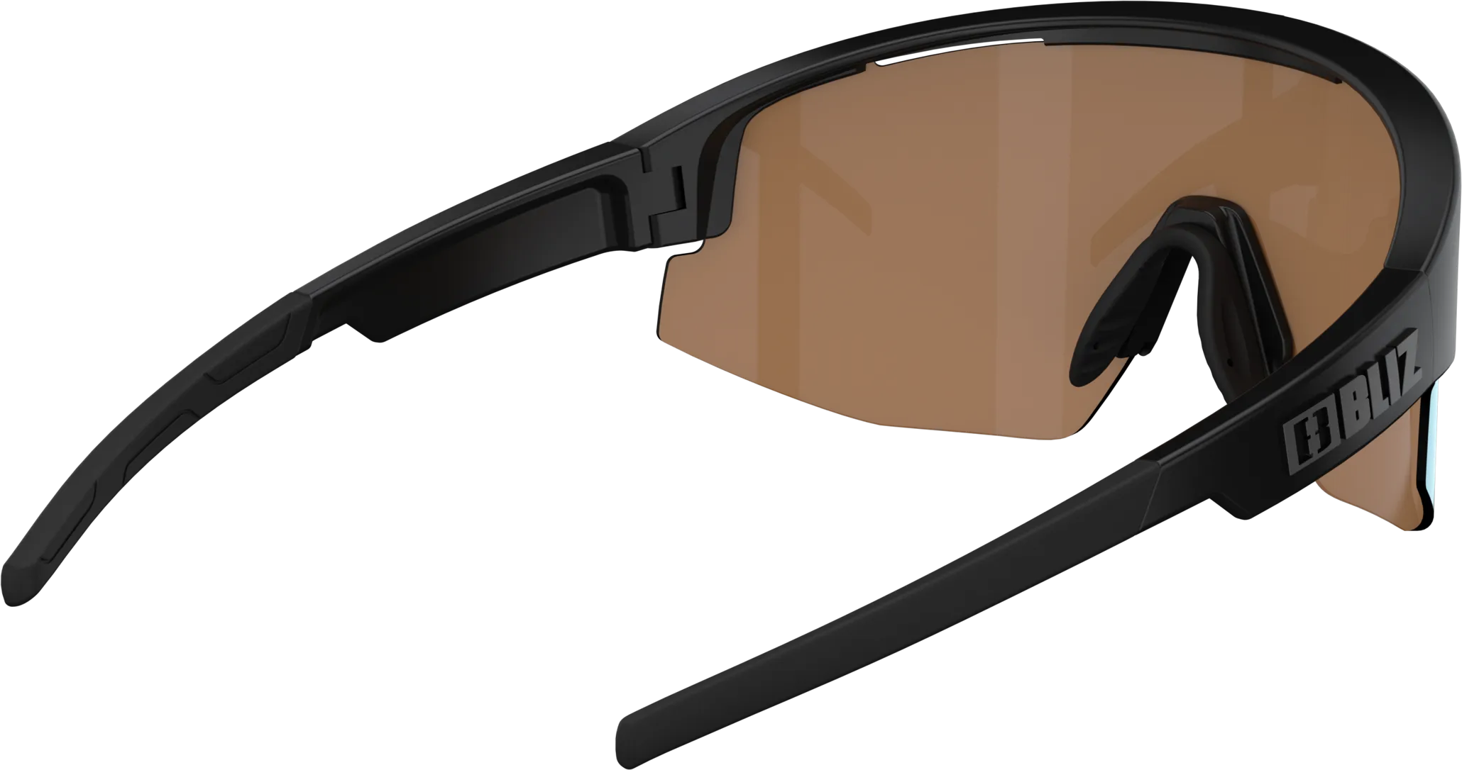 Bliz Matrix Nordic Light Matte Black/Coral Orange Blue