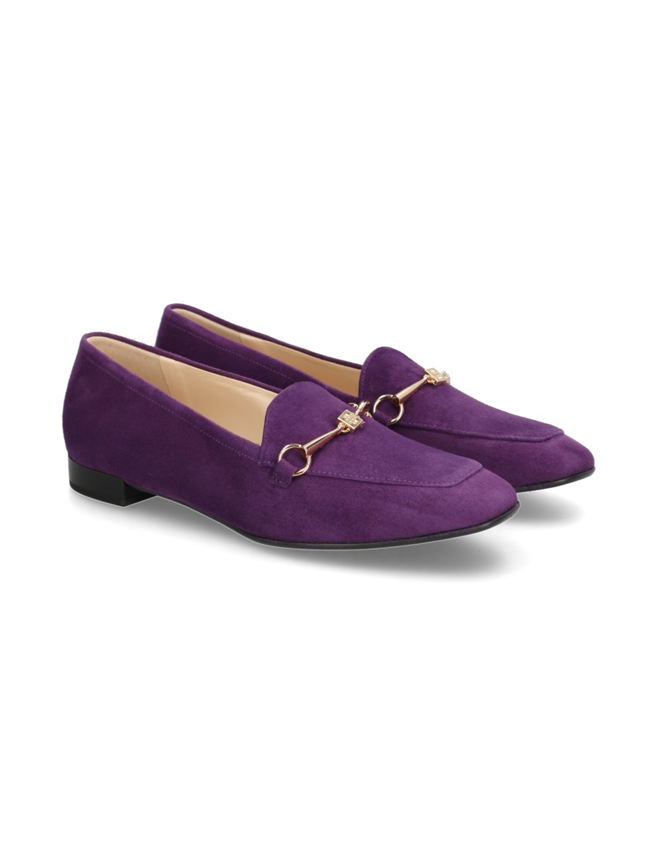 Veloursleder Slipper