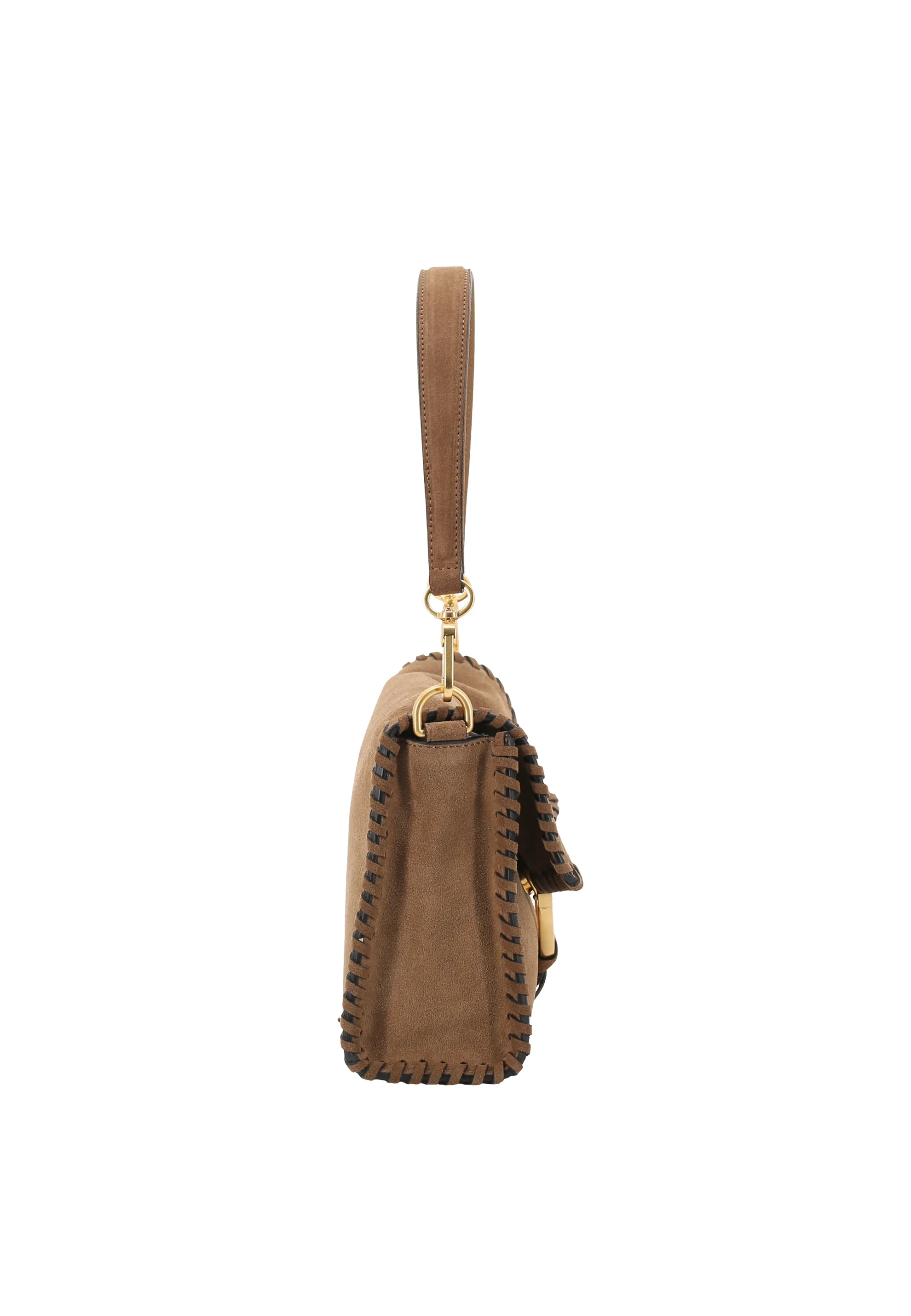 Shoulder bag TEMI STITCH Leather Suede Standard