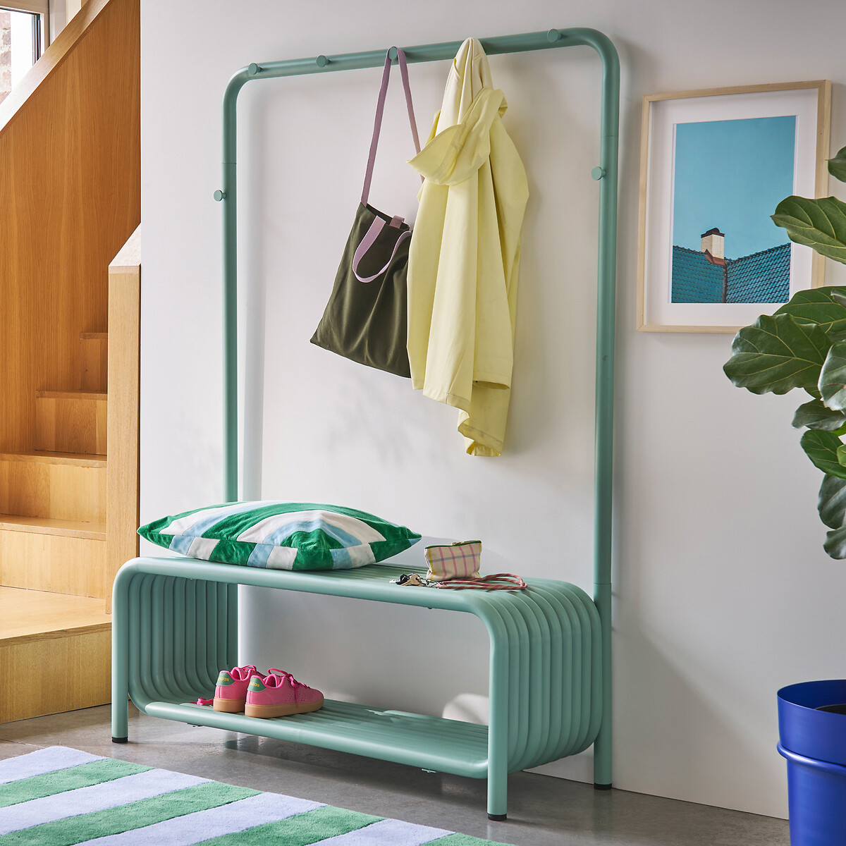 LA REDOUTE INTERIEURS<br>Sofá camarim em aço, Tubi
