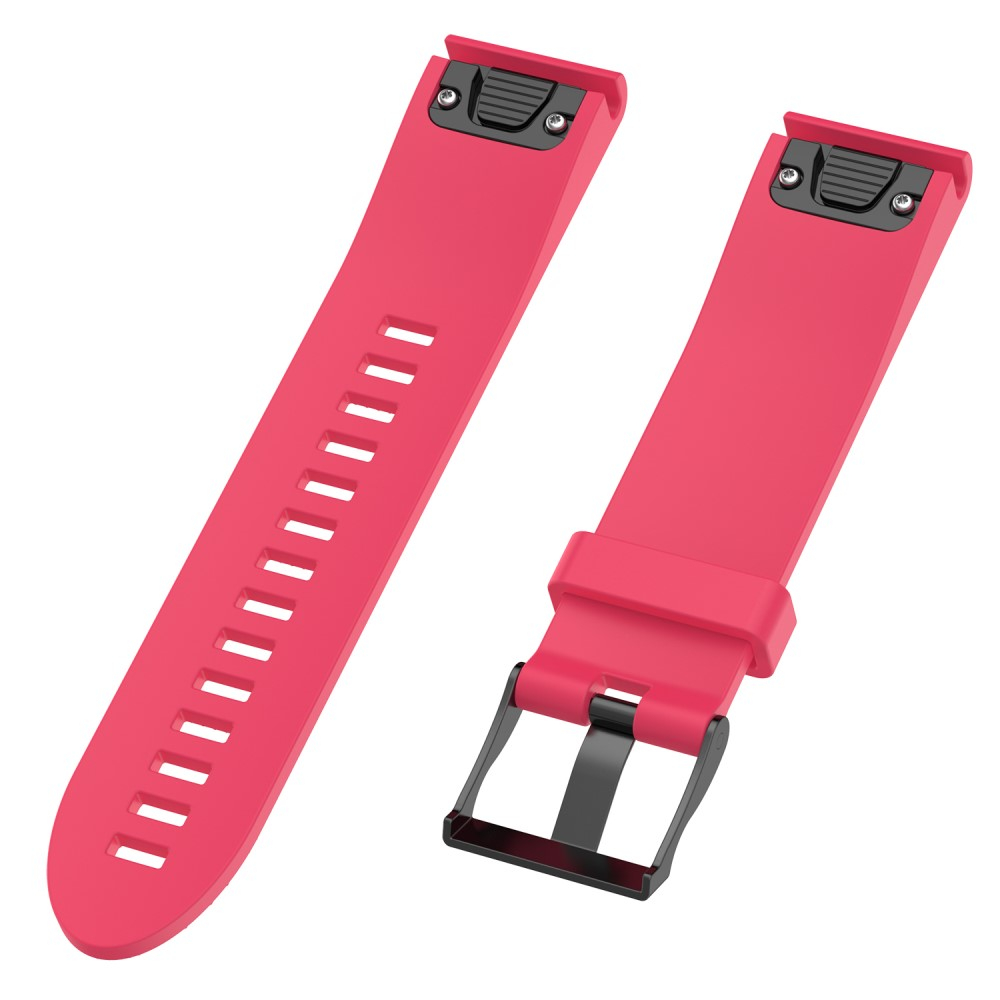 Samsung Galaxy Watch FE (40mm) Silikon Sport Armband mit Schnellverschluss (Gelenkumfang: 160-210 mm) - Rot