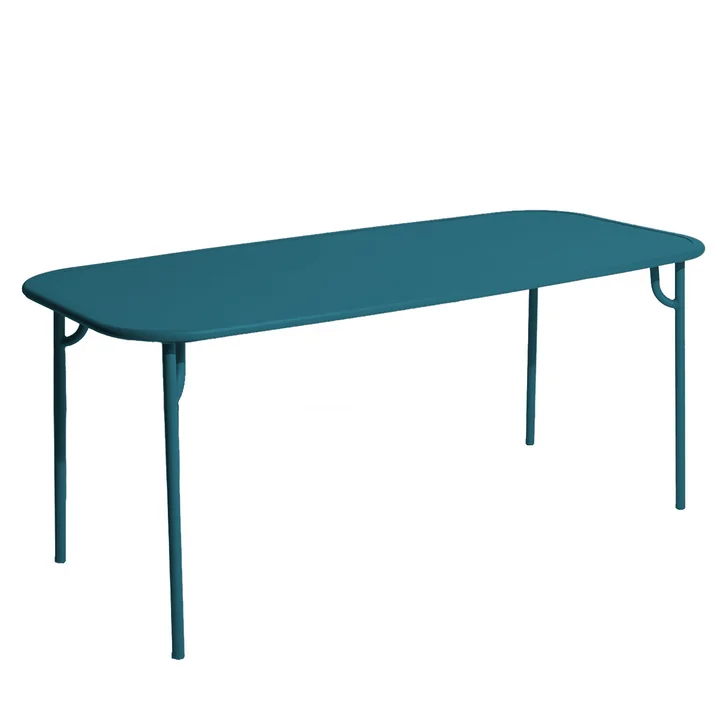 Petite Friture - Week-End Tisch, 180 x 85 cm, ozeanblau