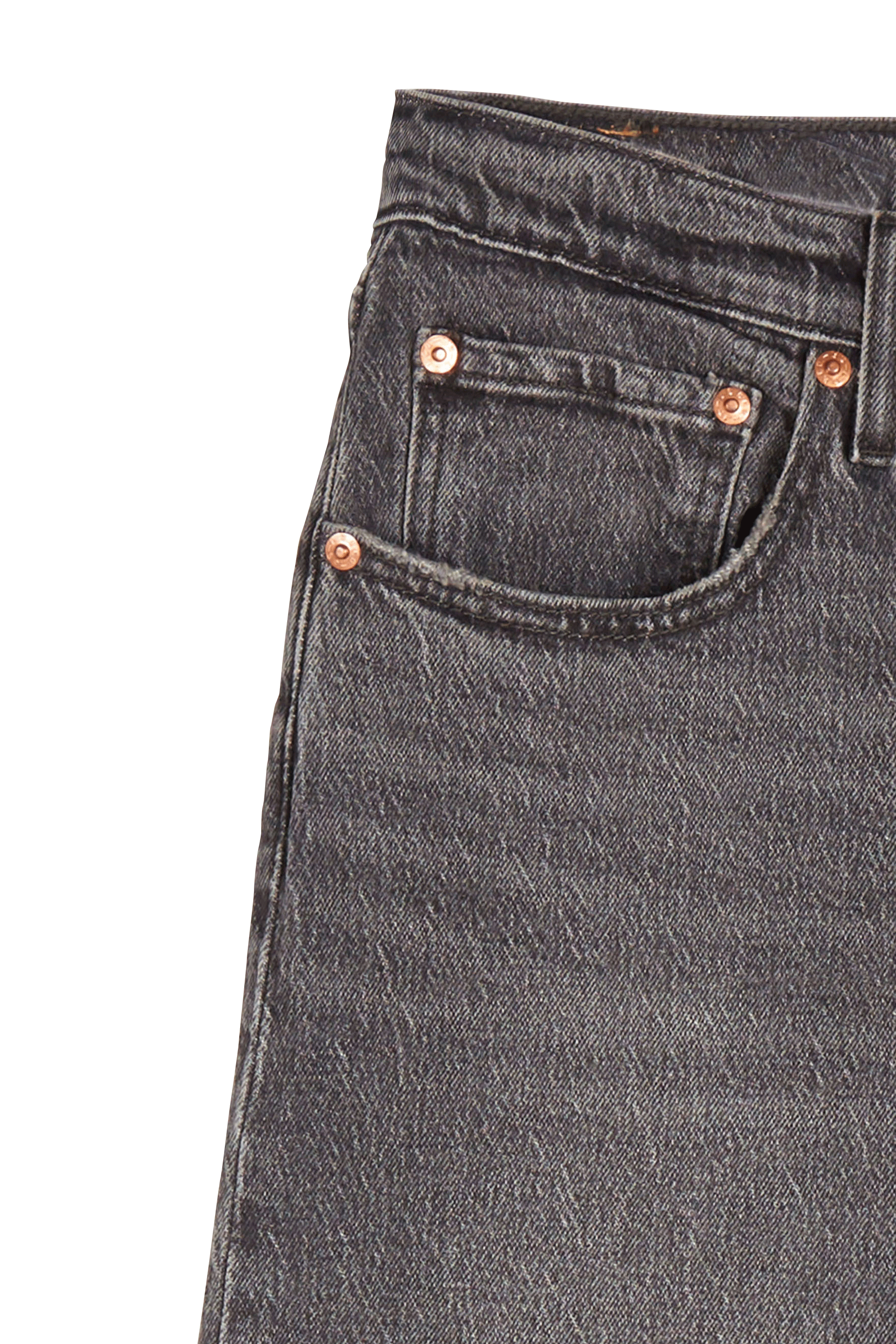 LEVI'S Jean RIBCAGE STRAIGHT ANKLE Noir
