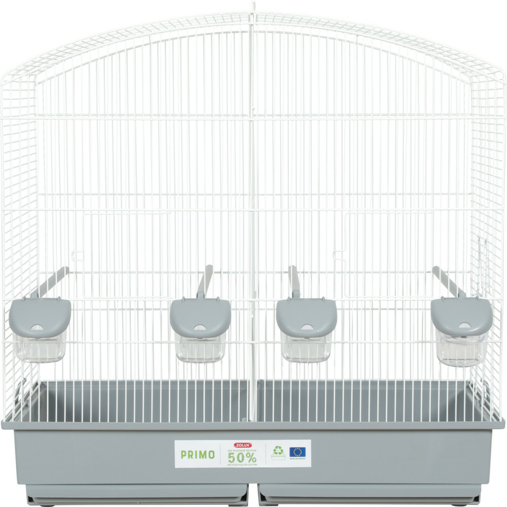 Cage familly blanche gris 70 x 40 x 70cm de hauteur pour oiseaux