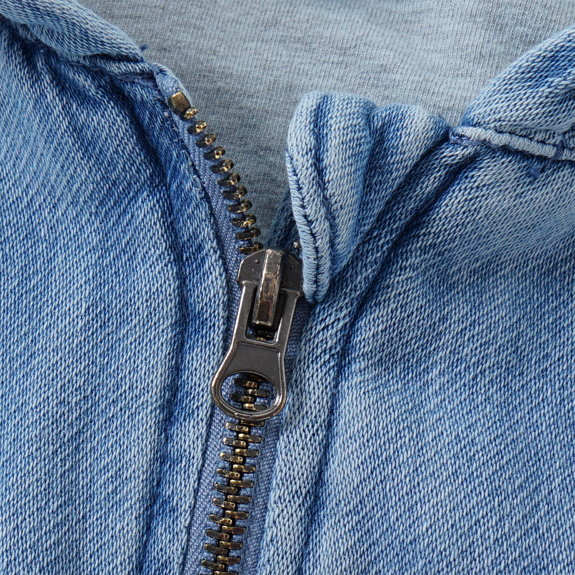 Yigga Jungen Jeansblouson in Denim-Optik hellblau