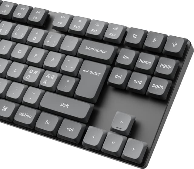 Keychron K1 Max gaming tastatur (Gateron, Low Profile, Brune Switches)