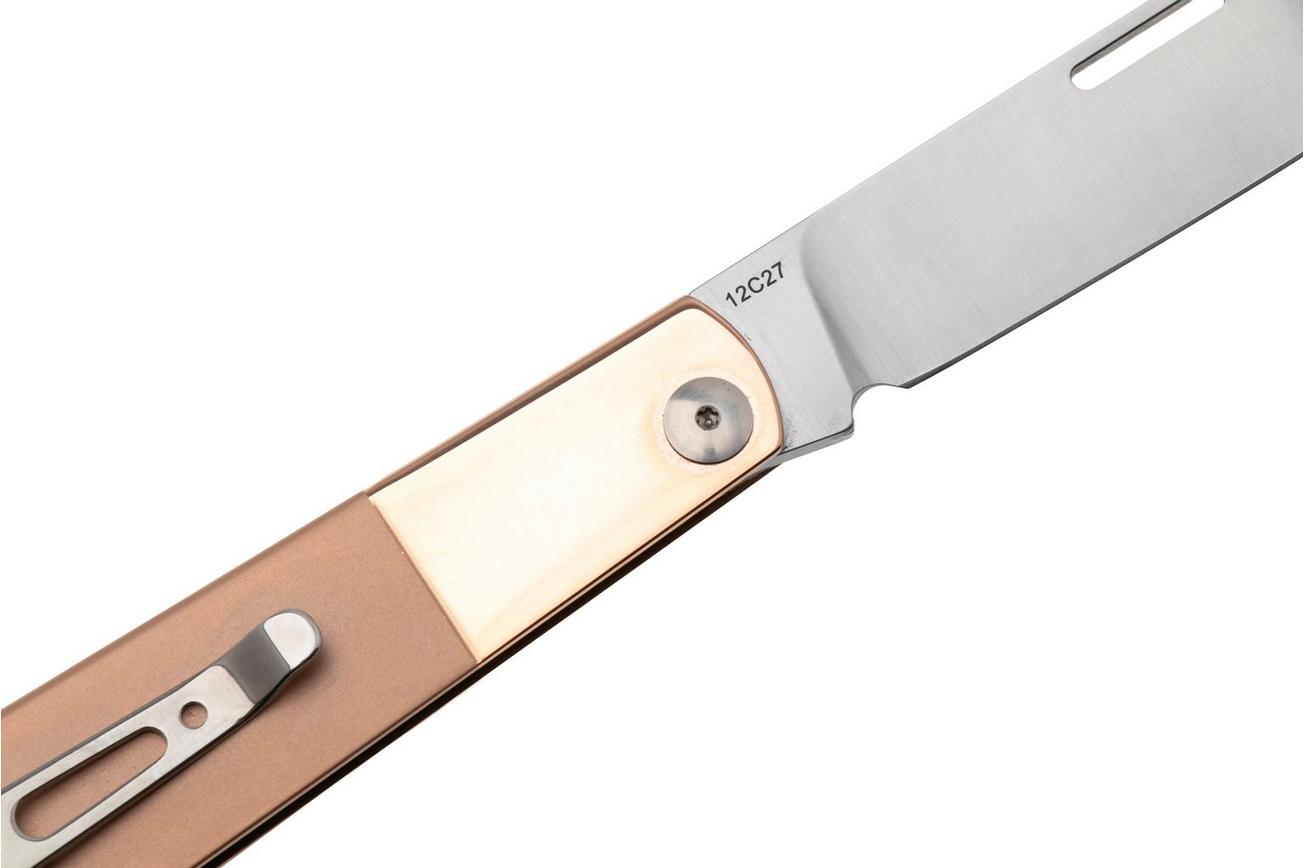 Real Steel Barlow RB-3 8341G, Satin 12C27, Rose Gold Stainless Steel zakmes
