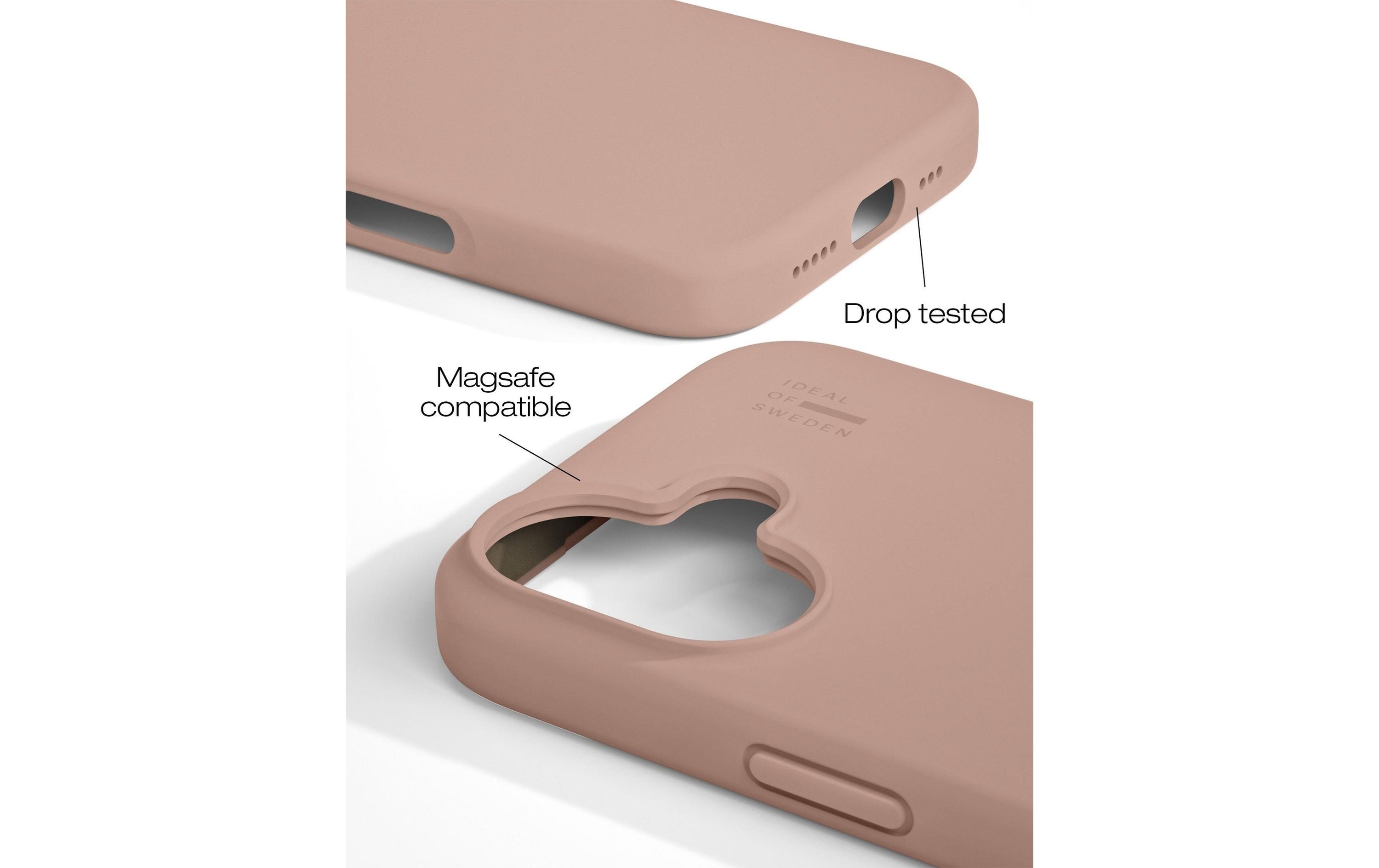 Back Cover Silicone iPhone 16 Blush PinkBackcover für das Apple iPhone 16