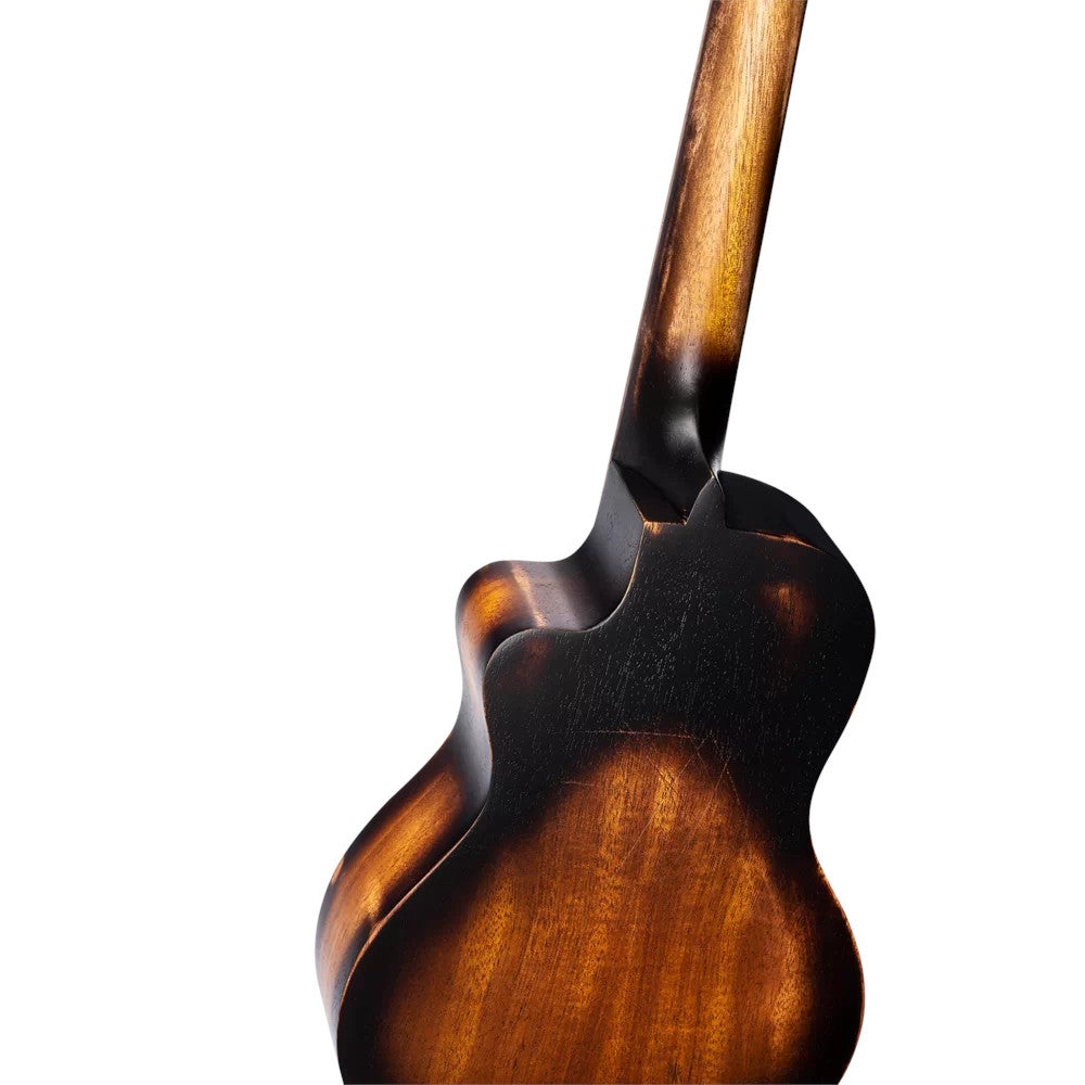 Ortega DSSUITE-UKE The Private Room Tobacco Burst E/A concert ukelele met gigbag