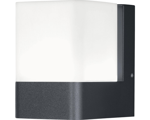 Ledvance LED buitenwandlamp 450 lm 3000 K + RGB kleurverandering Smart+ Cube Wall Multicolor grijs/wit
