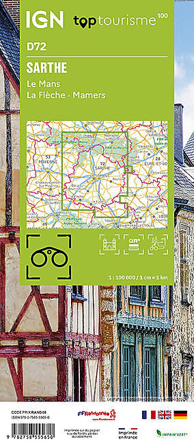 IGN - SARTHE D72 TOP TOURISME 100 IGN