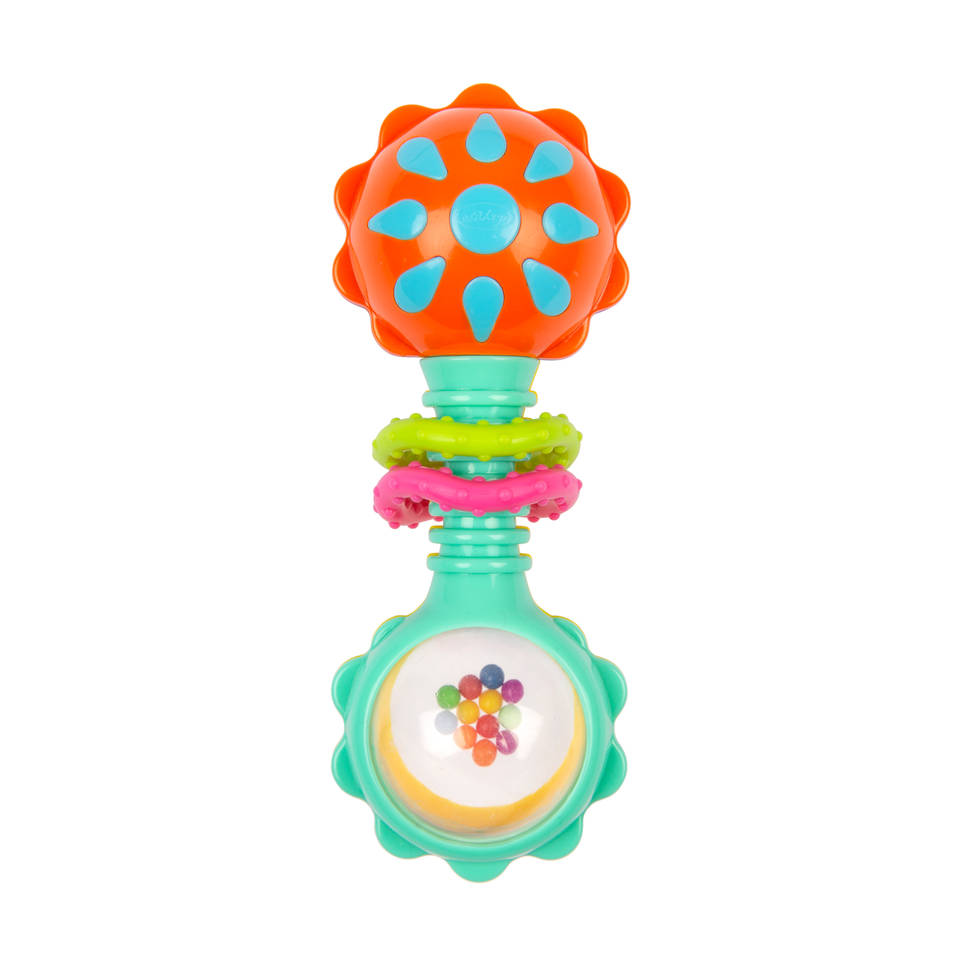 Playgro draaiende Barbell rammelaar