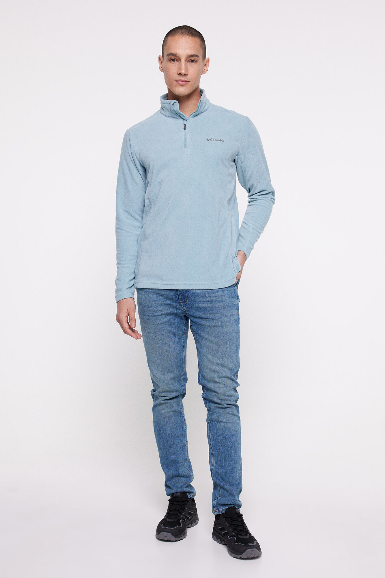 Forro de zíper até a metade da camisa Columbia™ Klamath Range™ II para homens