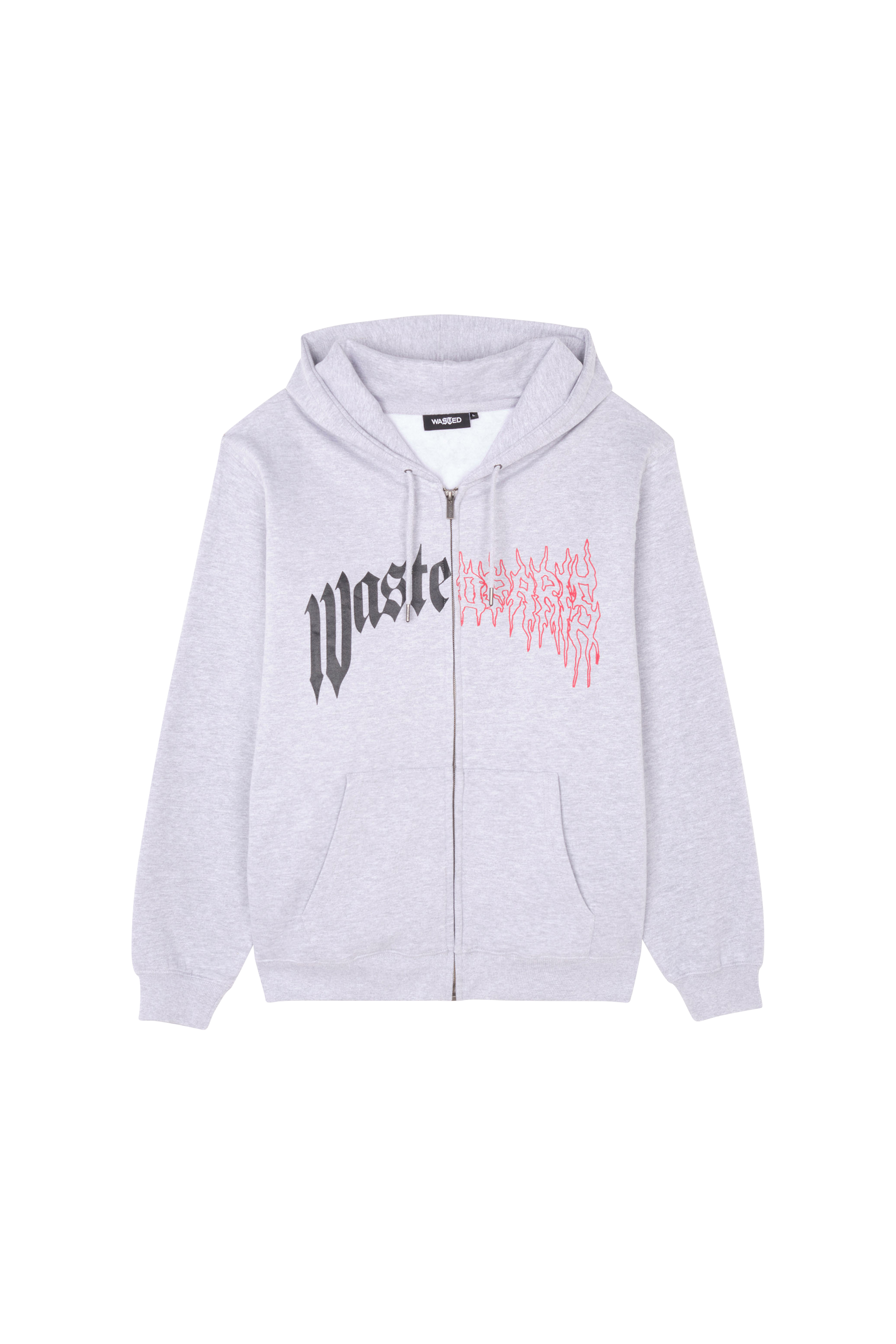 WASTED Hoodie DARK PITCHER Gris