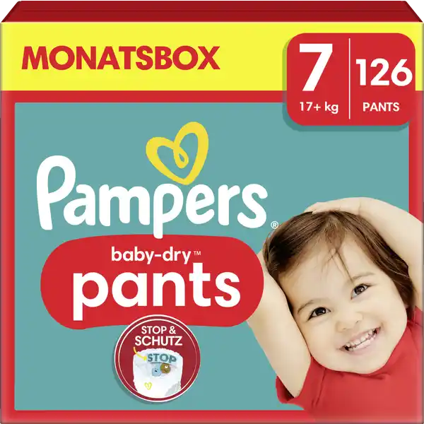 Baby Dry Pants Gr. 7 (17+kg)  Monatsbox