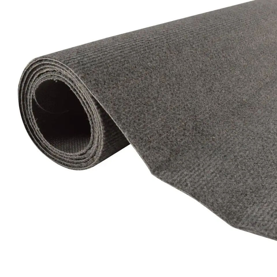 vidaXL - Tapijtloper - Antraciet - Stof - 100 x 180 cm
