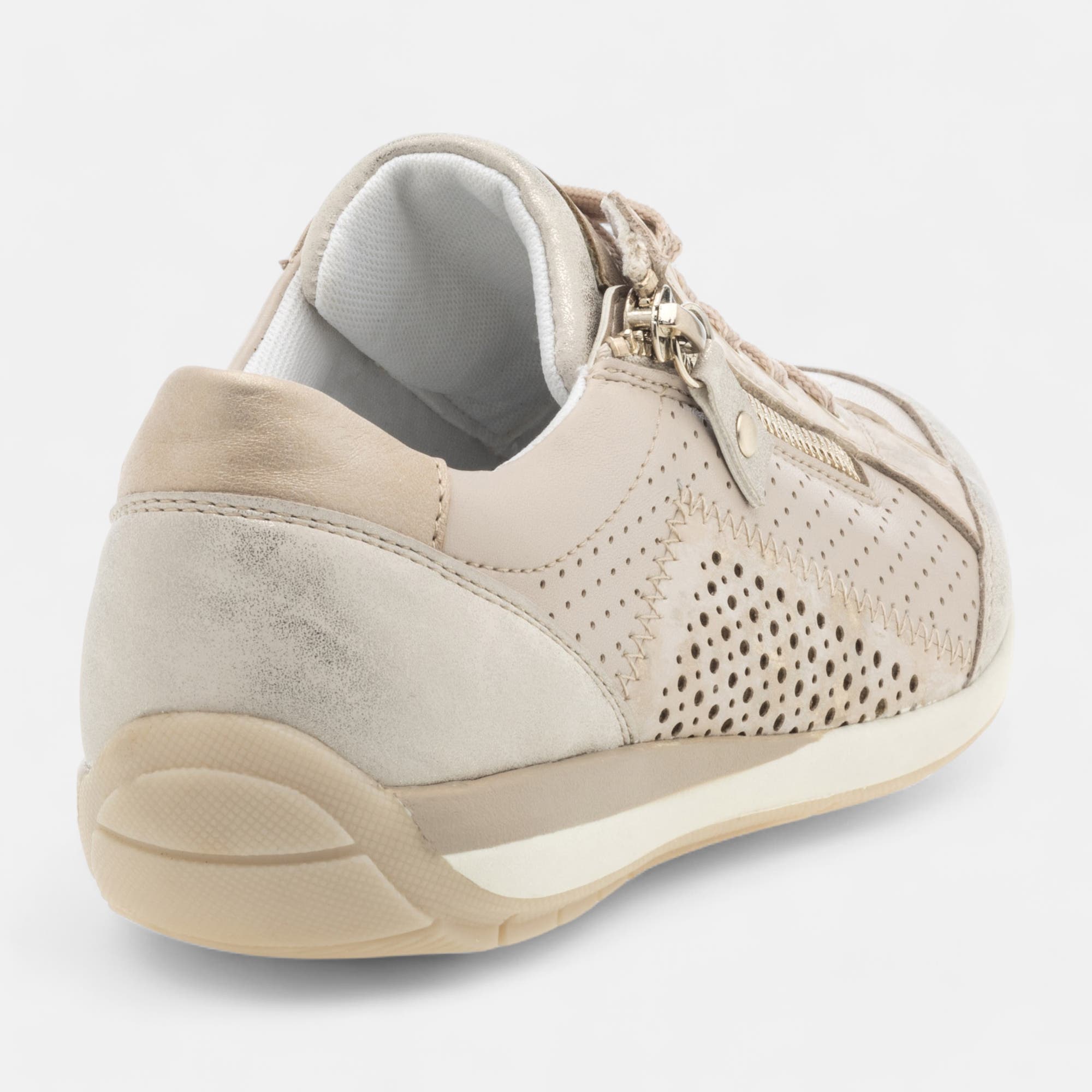 Baskets basses Femme beige