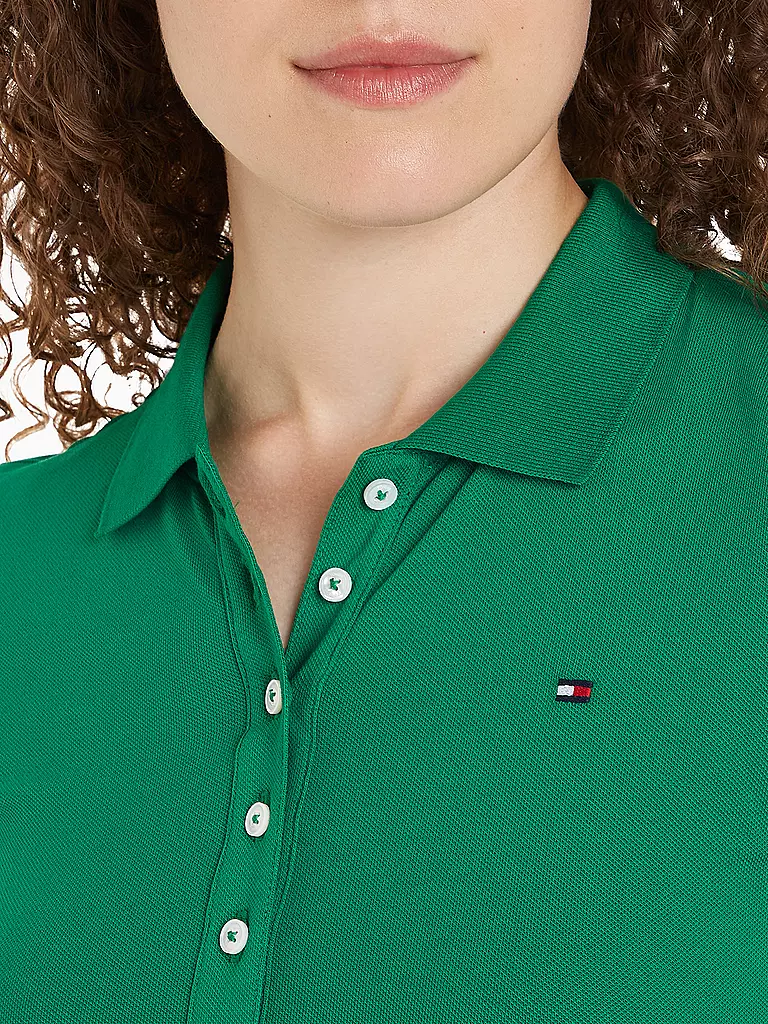 TOMMY HILFIGER Poloshirt Slim Fit grün