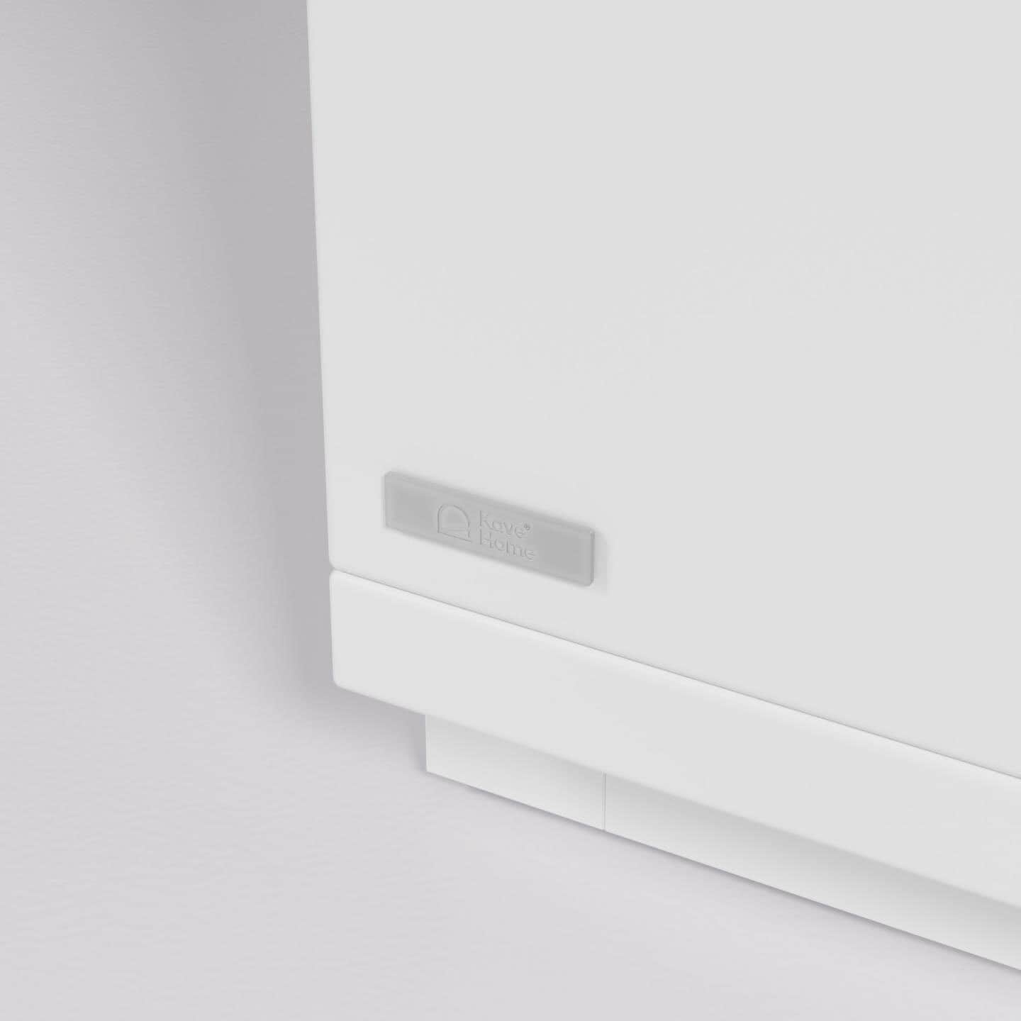 Kave Home Nachttisch ABILEN weiß/ braun