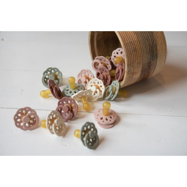 BiBs Boheme Fopspeen - Rond - 2 Stuks