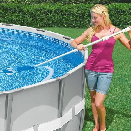 Intex Aluminium Teleskopstange, 279 cm