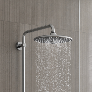 Grohe regendoucheset Quickfix Vitalio Joy 310 met handdouche en thermostaatkraan 3 standen chroom
