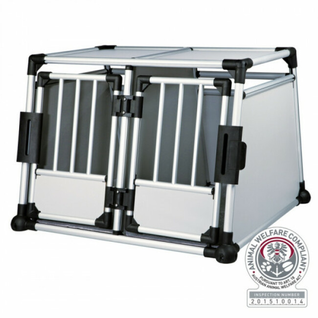 Double box de transport en aluminium