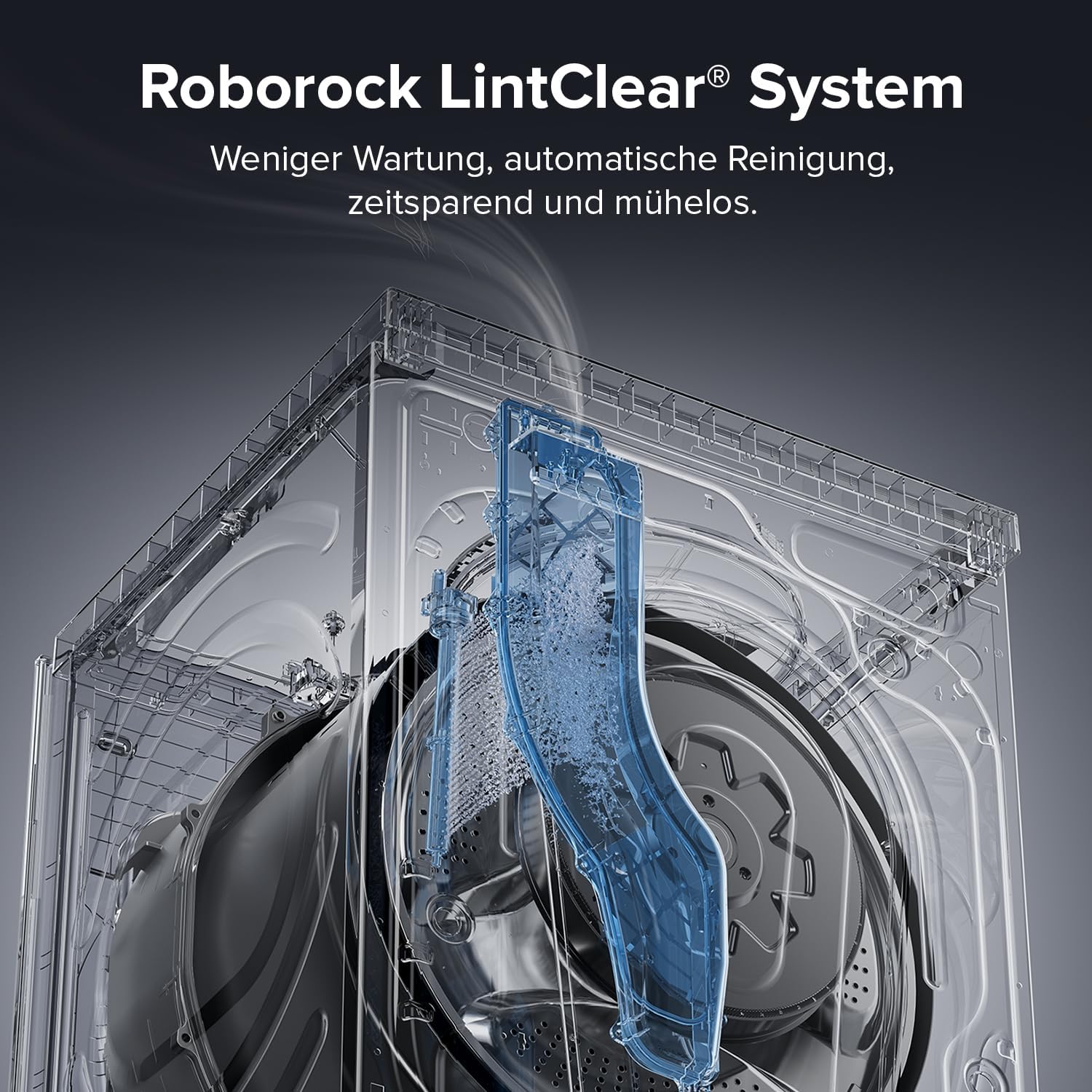 roborock Zeo Lite Waschtrockner / 10 kg Waschen & 6 kg Trocknen/Zeo-cycle Trocknungstechnologie/RR Seafarer Wasch- & Trockenalgorithmus/LintClear Selbstreinigungssystem/Automatische Dosierung