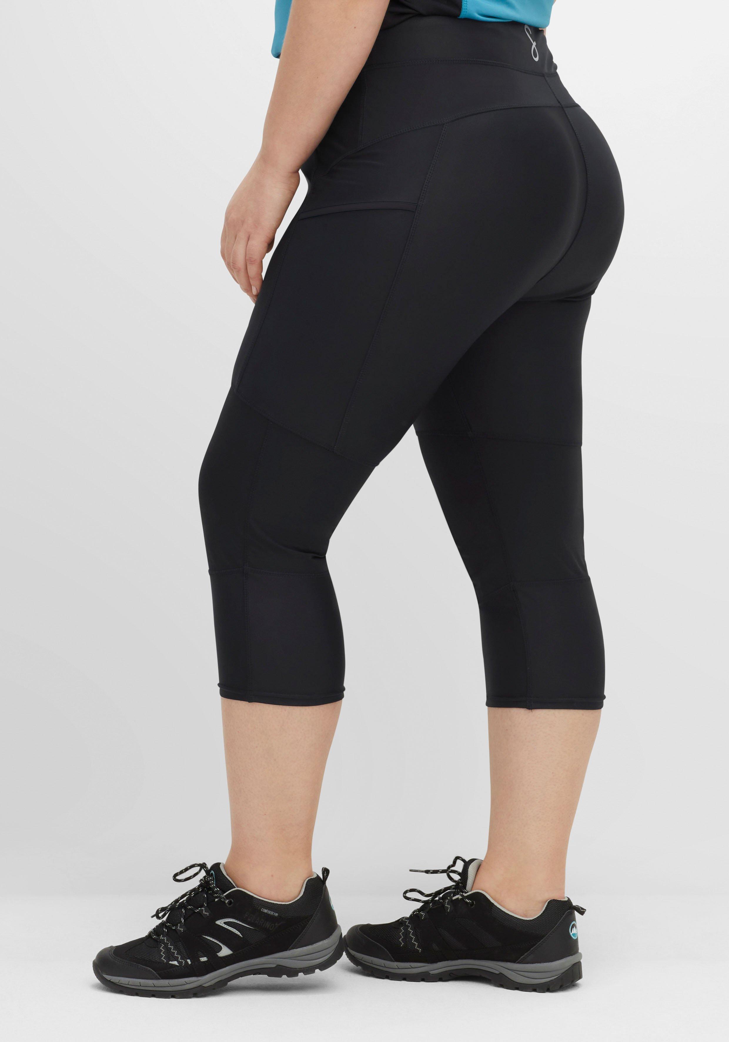 Sportleggings in Caprilänge, mit Kontrast-Innenbund