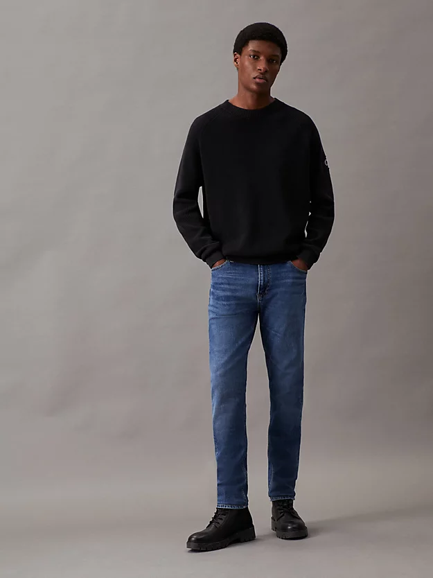 Calças jeans autênticas de pai