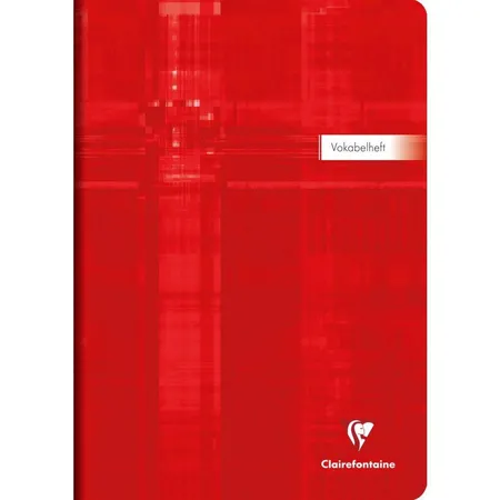 Clairefontaine Vokabelheft liniert, A4, 40 Blatt, sortiert