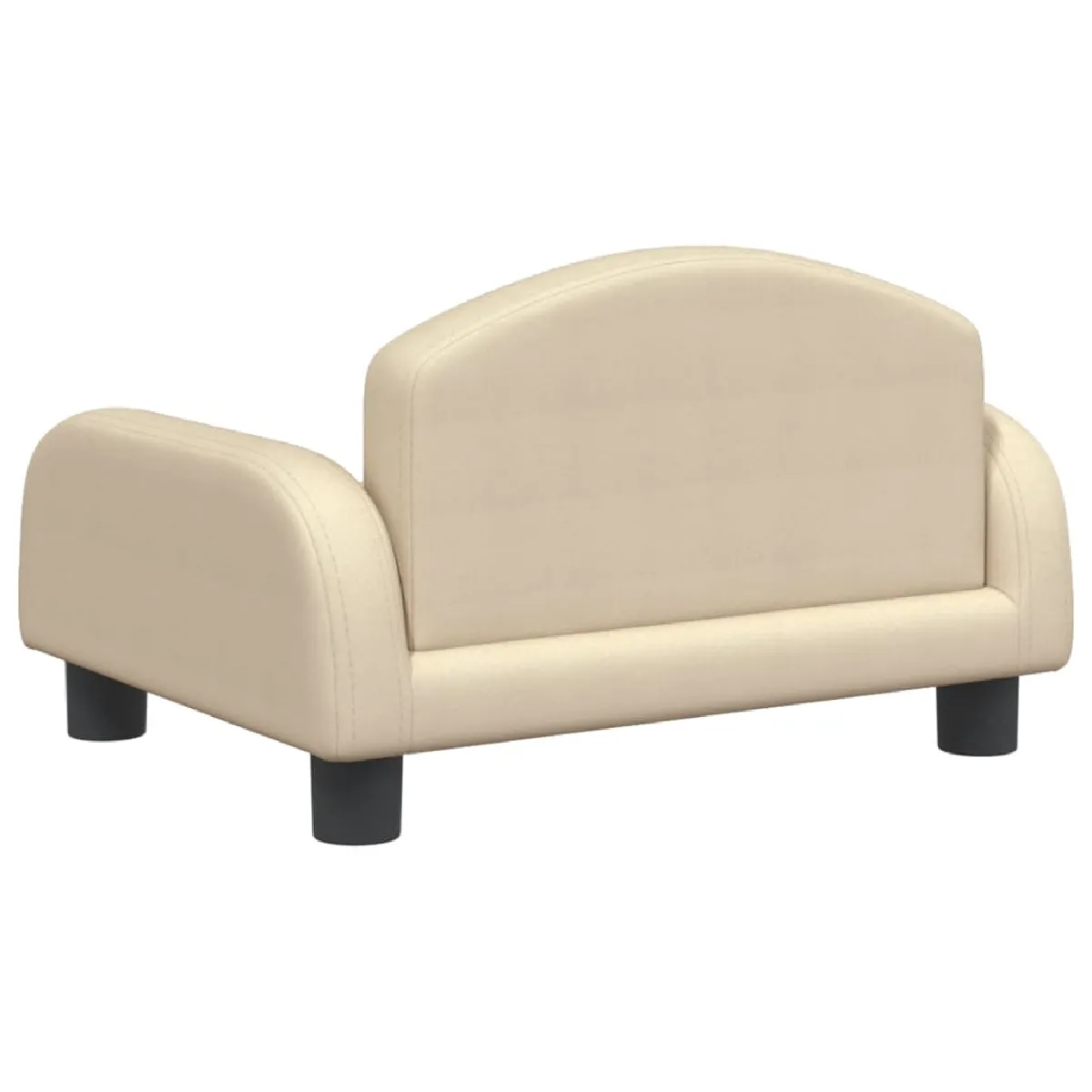 vidaXL Canapé enfant - Crème