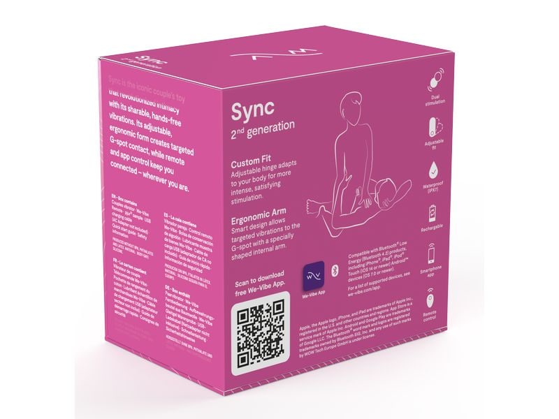 We-Vibe Paarvibrator Sync Lite pink Sexspielzeug für einzigartige Momente zu zweit