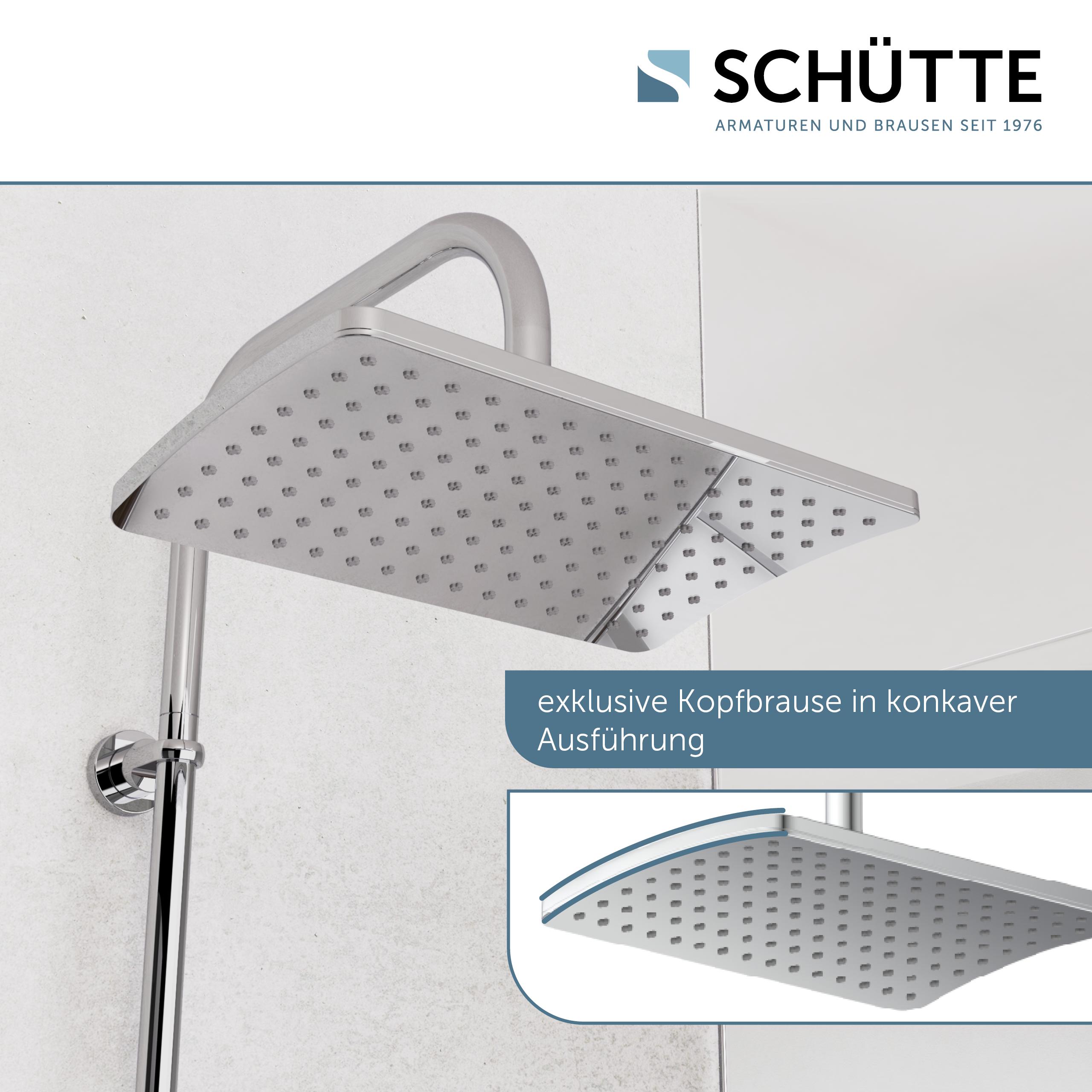 SchütteDuschset MALLORCA Regendusche ohne Armatur Chrom