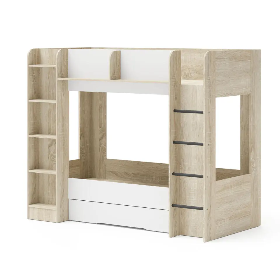 Hoogslaper FUJI sonoma eik / mat wit
