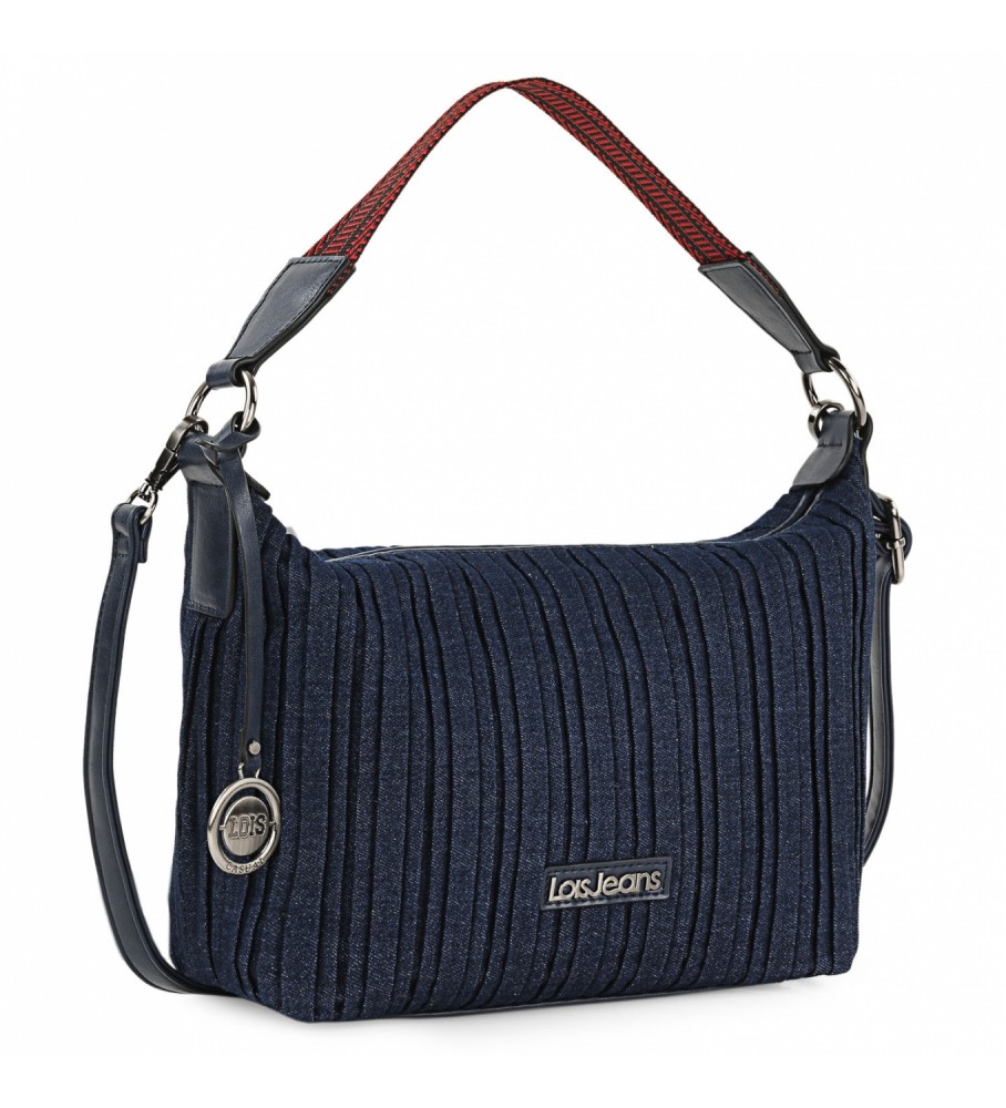 Bolsa de ombro Lois 313270. Azul-marinho - 27x22x10cm -