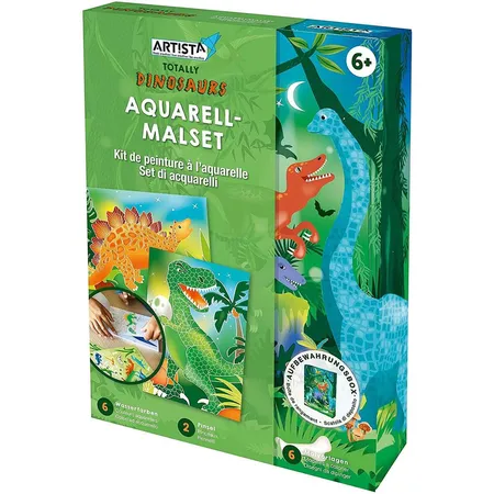 Artista Aquarellmalset Dinosaurier, DIY-Kit für Kinder