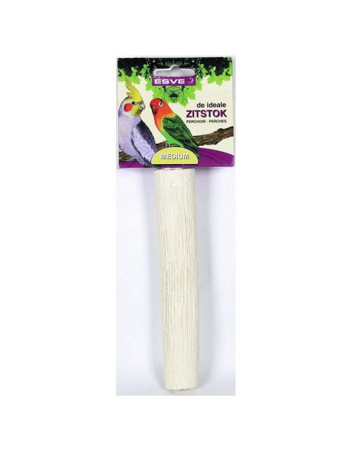 Esve Mineralen Zitstok - Vogelsupplement - 16 cm Naturel M