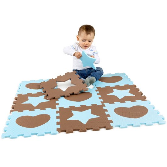 Dalles en mousse formes   Bleu        de               Formula Baby