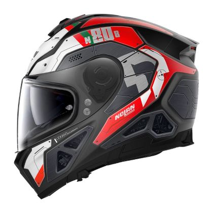 Casque Nolan N80-8 - STARSCREAM N-COM - Noir / Rouge