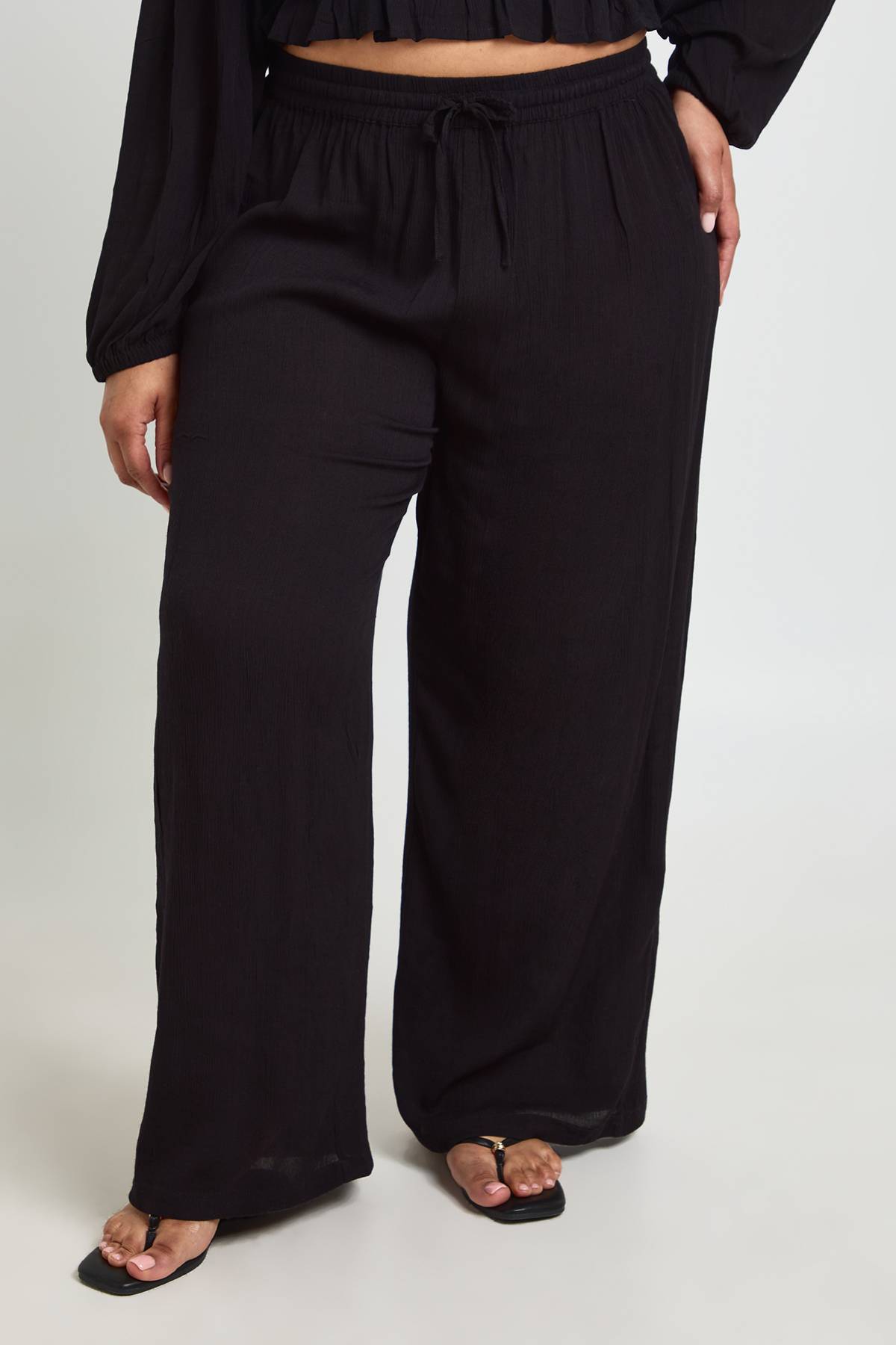boohoo Pantalon De Plage Texturé Plus