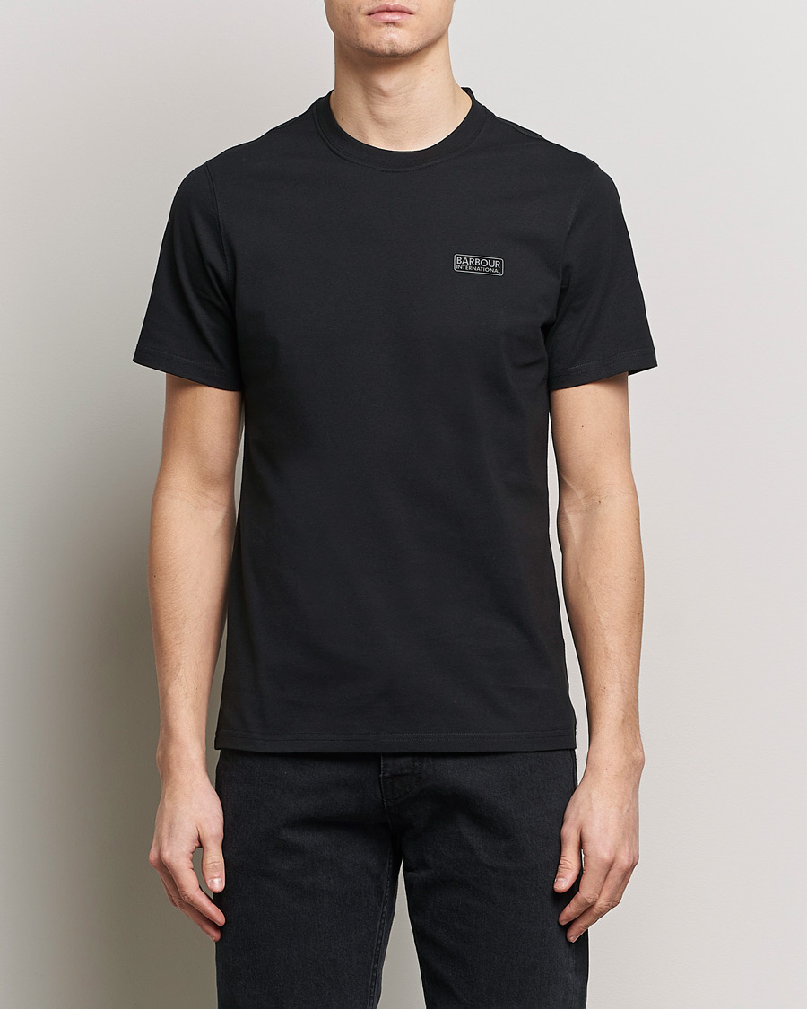 Barbour International Small Logo T-Shirt Black/Pewter