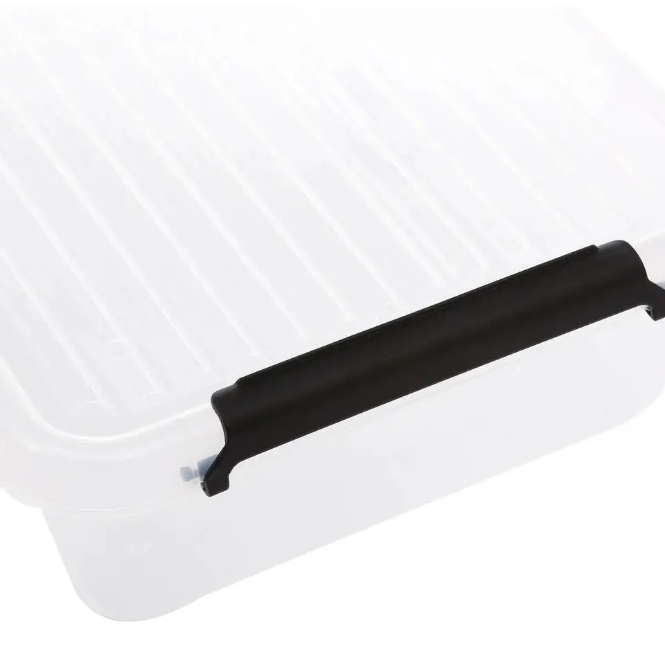 5Five Opbergkist met deksel - Clip Box - 8,5L - 39x29x12 cm