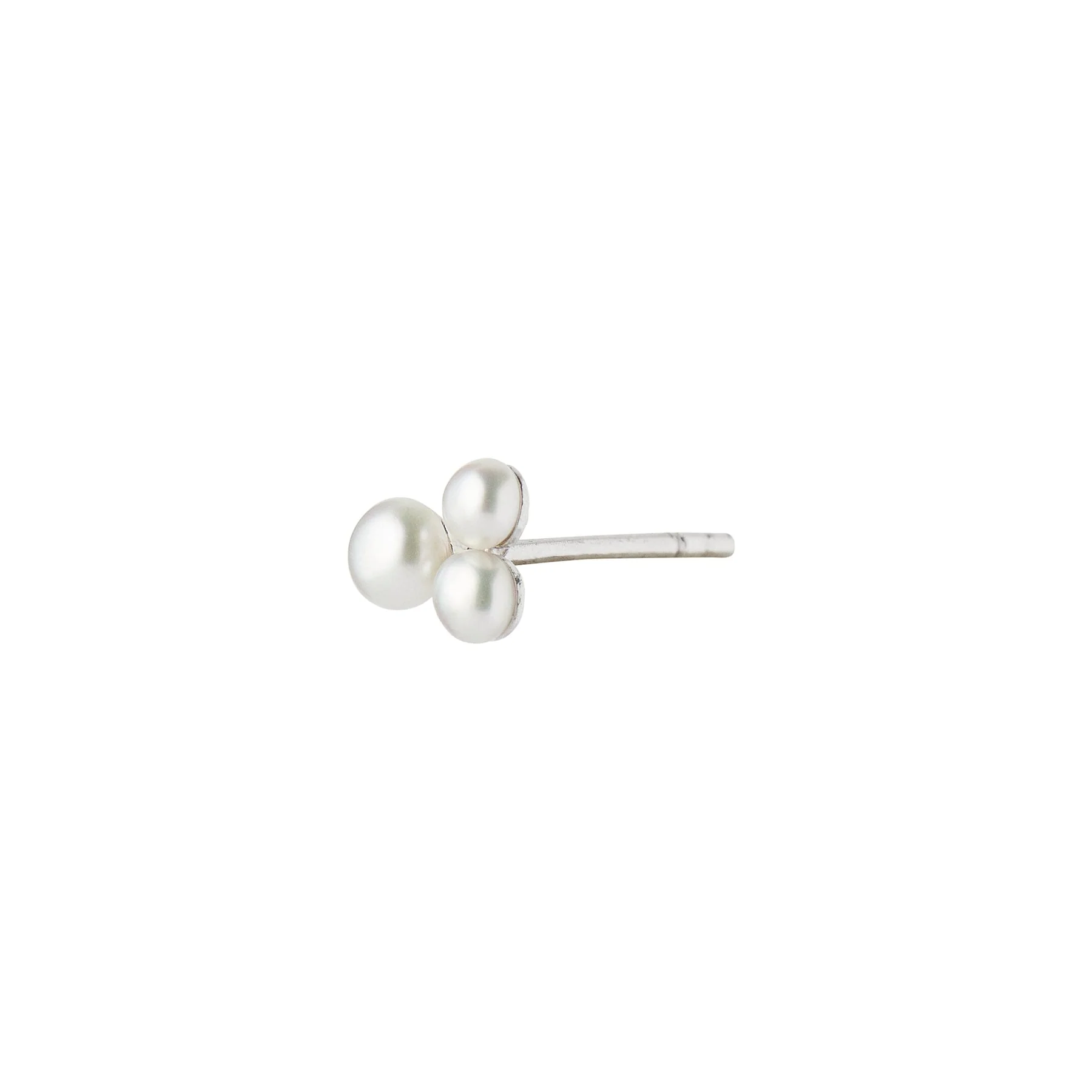 Stine A Three Pearl Berries Earring Silver