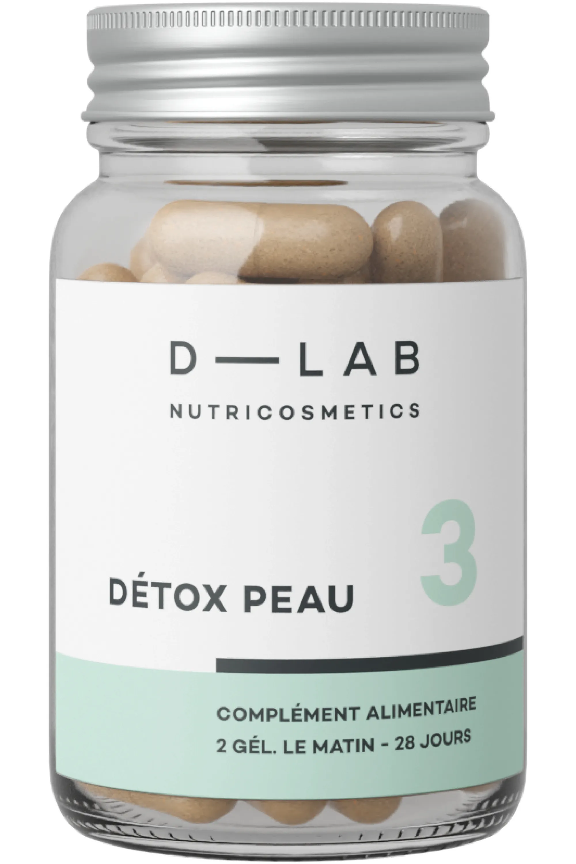 D-LAB Nutricosmetics Complément alimentaire Détox Peau-115 g