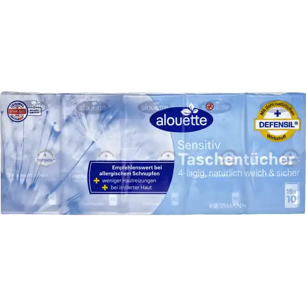 Taschentücher sensitiv