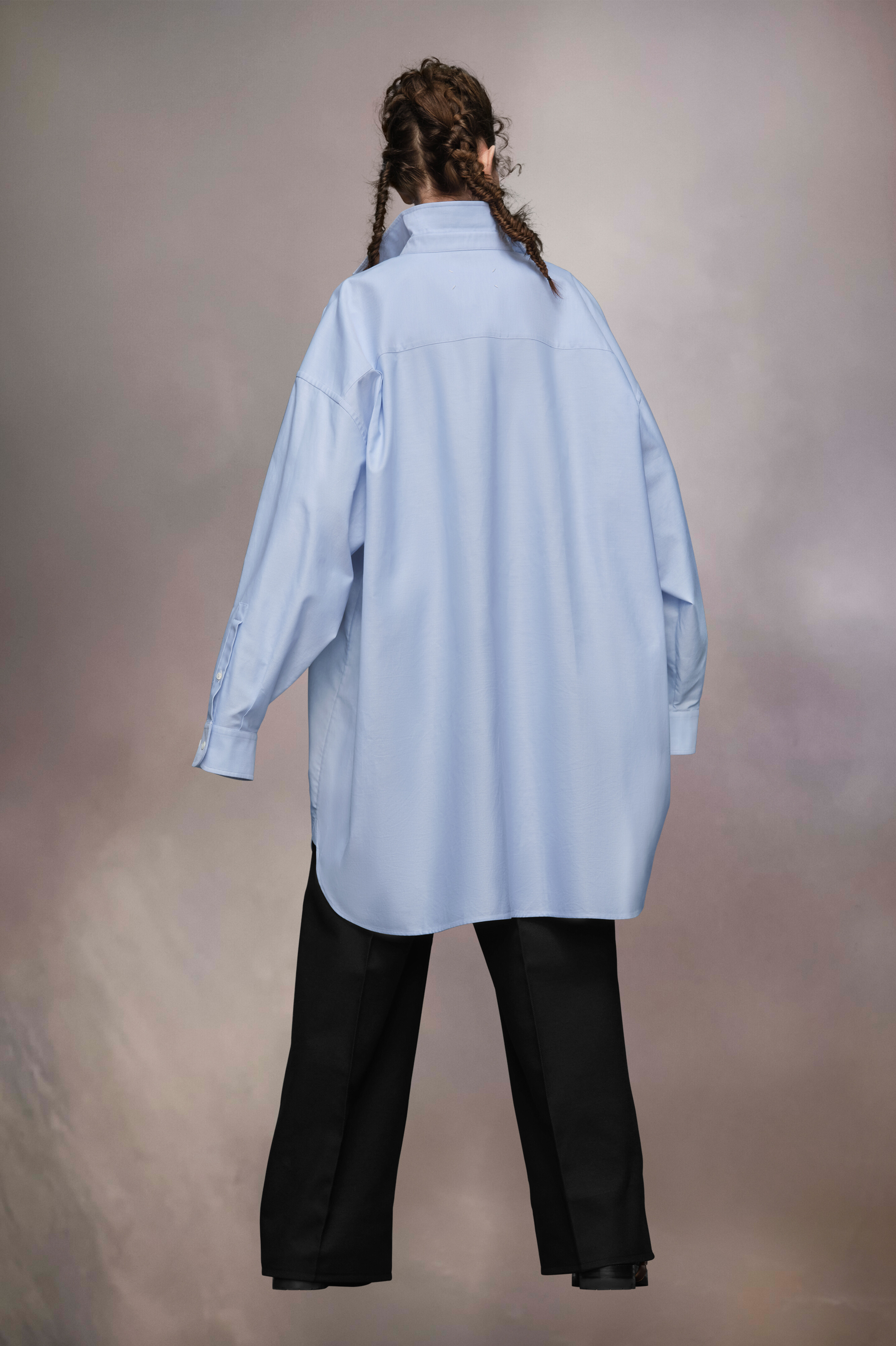 Robe chemise Bleu Clair