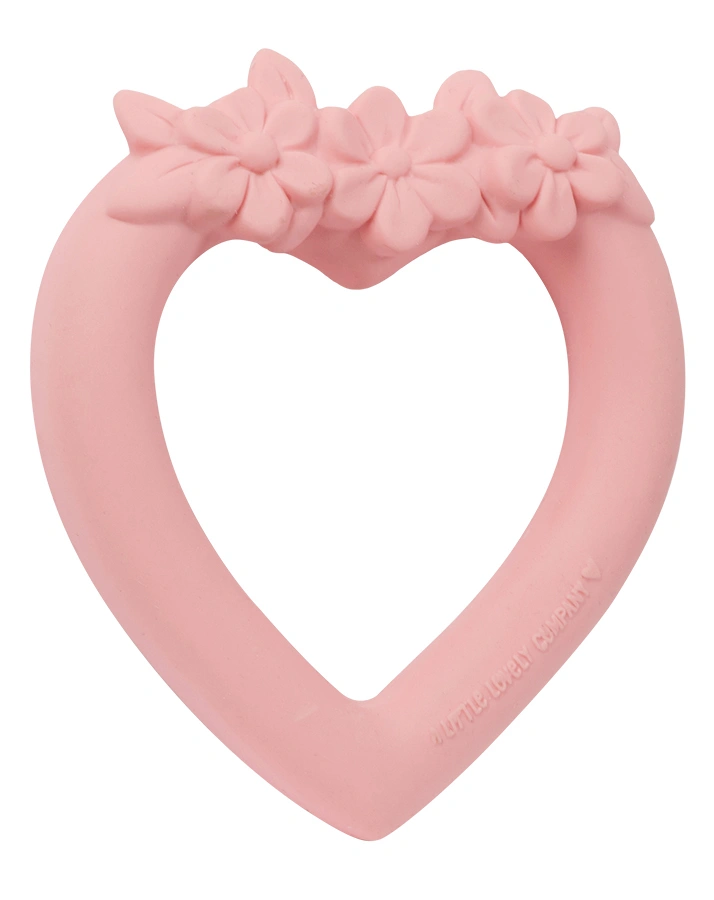 Beißring SWEET HEART in rosa