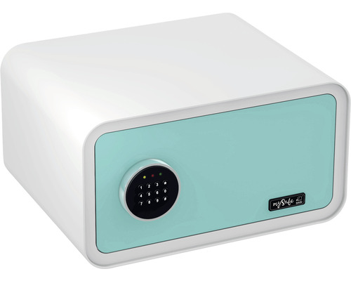 Basi mySafe 430 blauw/witte meubelkluis met elektronisch slot