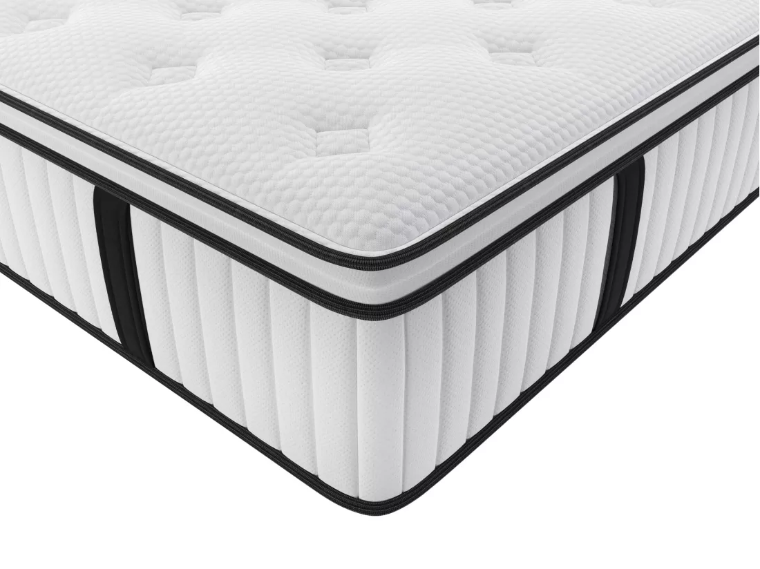 Matelas 180 x 200 cm ressorts ensachés surmatelas intégré ép.28cm - AMERICAN DREAM de YSMÉE